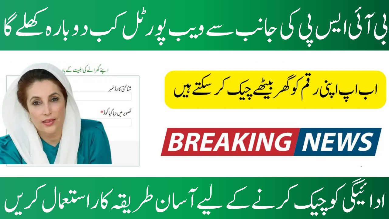 BISP Portal Maintenance June 2025