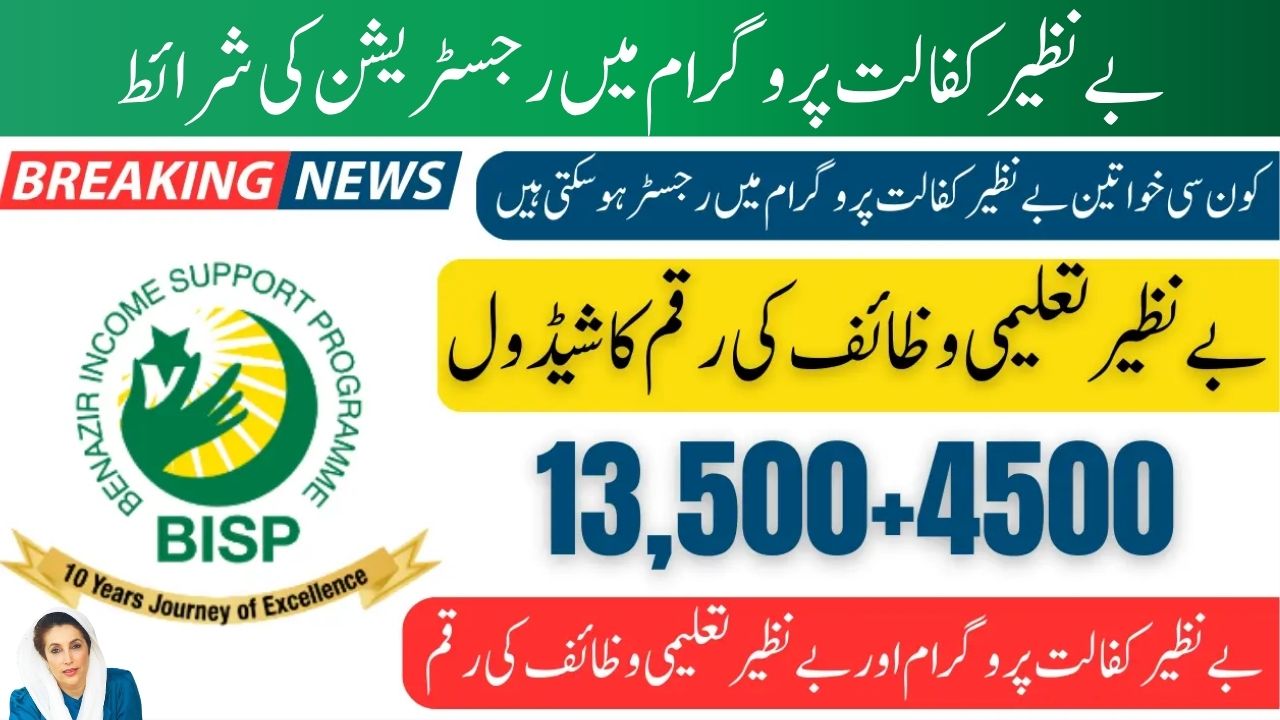 Payment Schedule for Registered Benazir Taleemi Kafalat Women in 2025