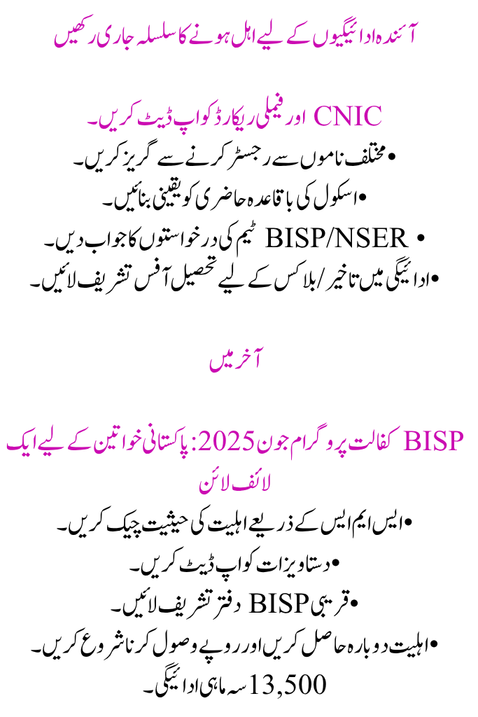 BISP Kafalat June 2025 Eligibility Requirements: Verify Your Eligibility Now