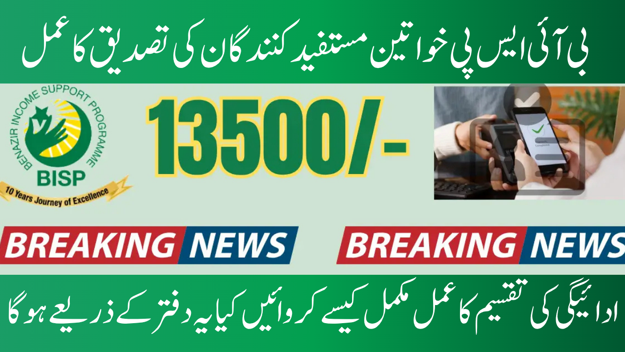 BISP Women Beneficiaries Verification Procedure