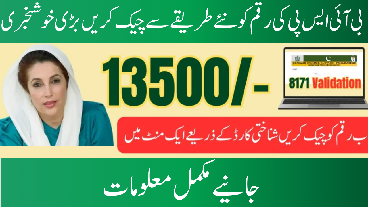 8171 Validation To Verify BISP 13500 Payment Using ID Card
