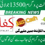 Benazir Kafalat Program July Payments