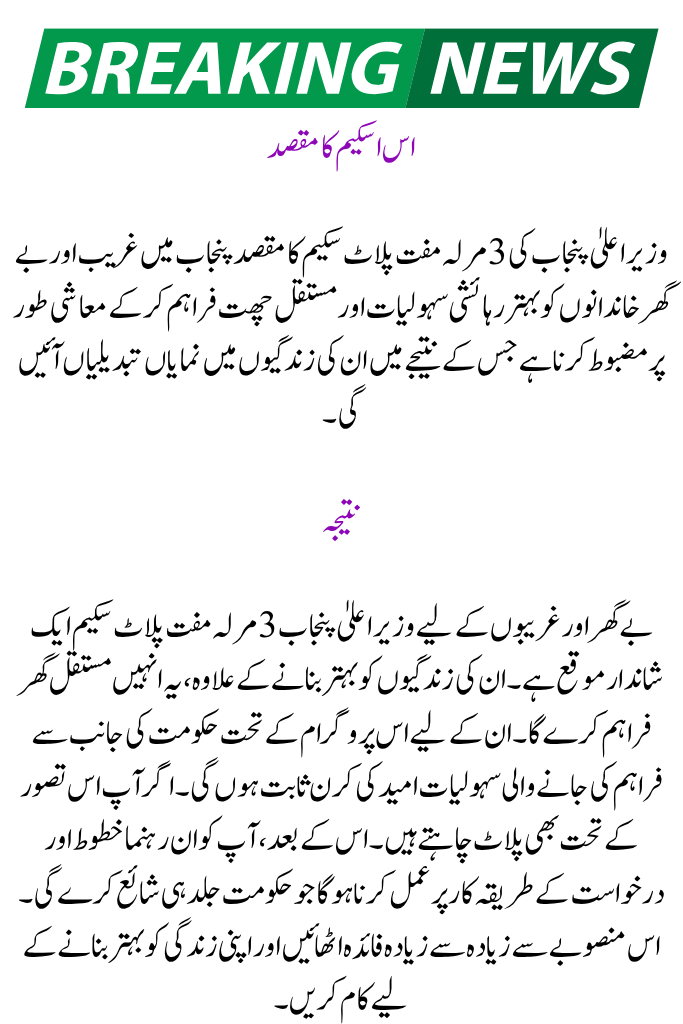 The Apni Zameen Apna Ghar Program's First Phase