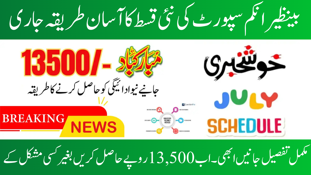 BISP Payment Methods for July 2025