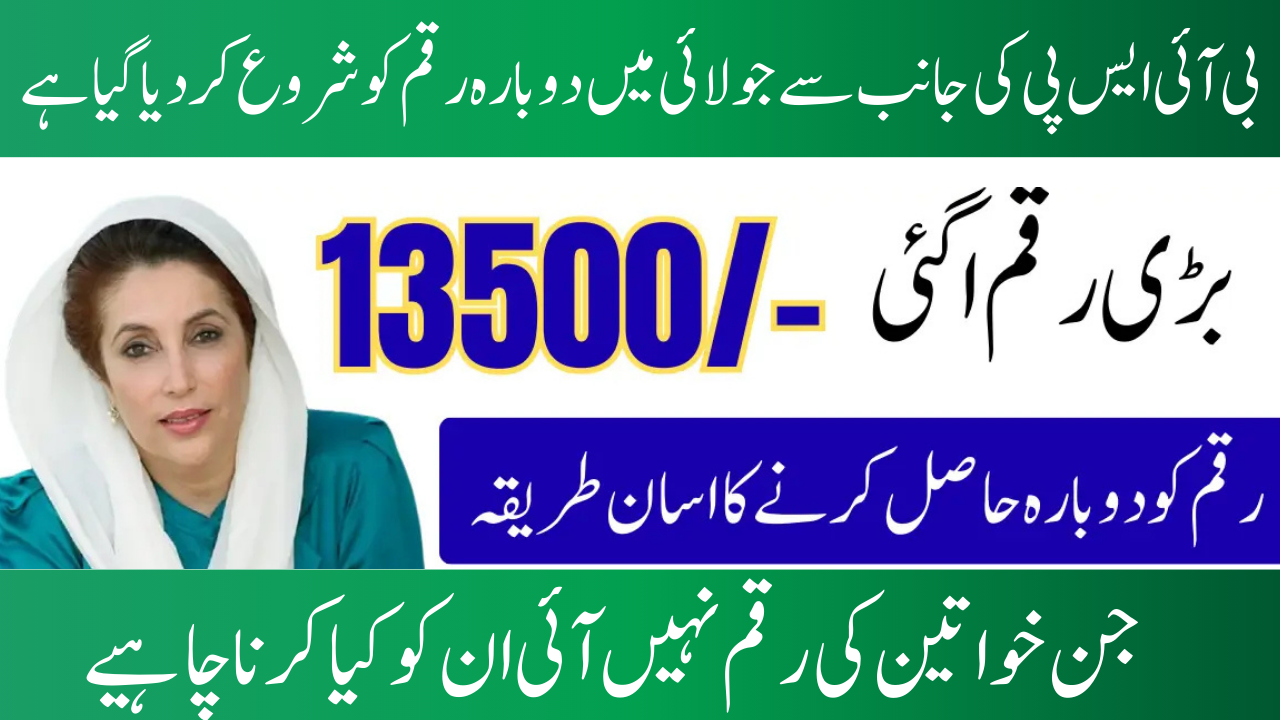 BISP Punjab July 2025 Payment Restarted