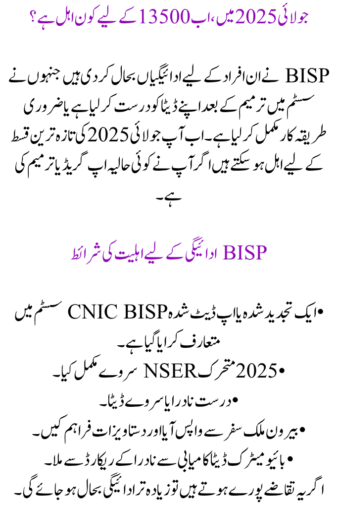 BISP 8171: Stopped Payments Released