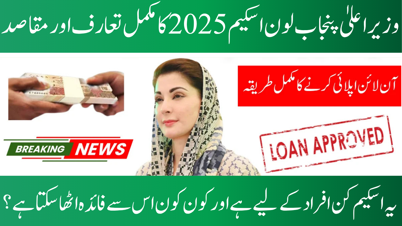 CM Punjab Loan Scheme 2025