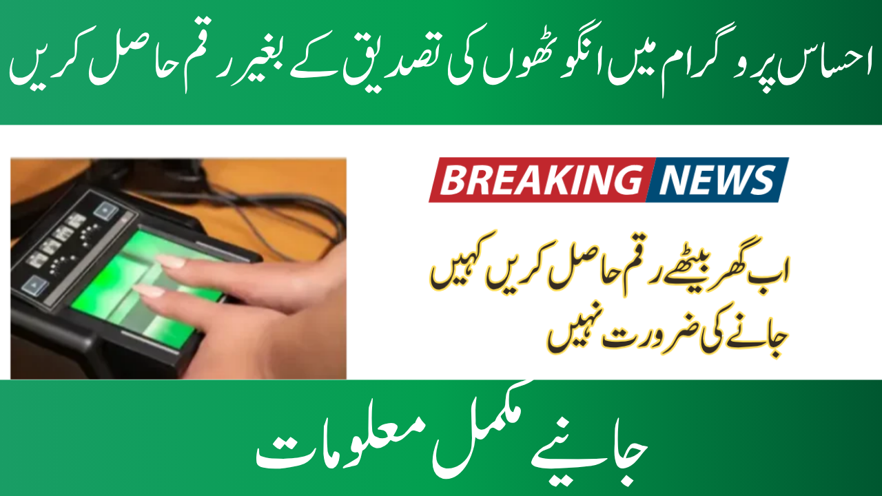 Ehsaas Program 8171 Thumb Verification 