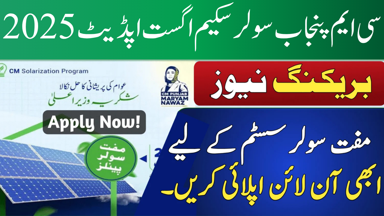 CM Punjab Solar Scheme 2025