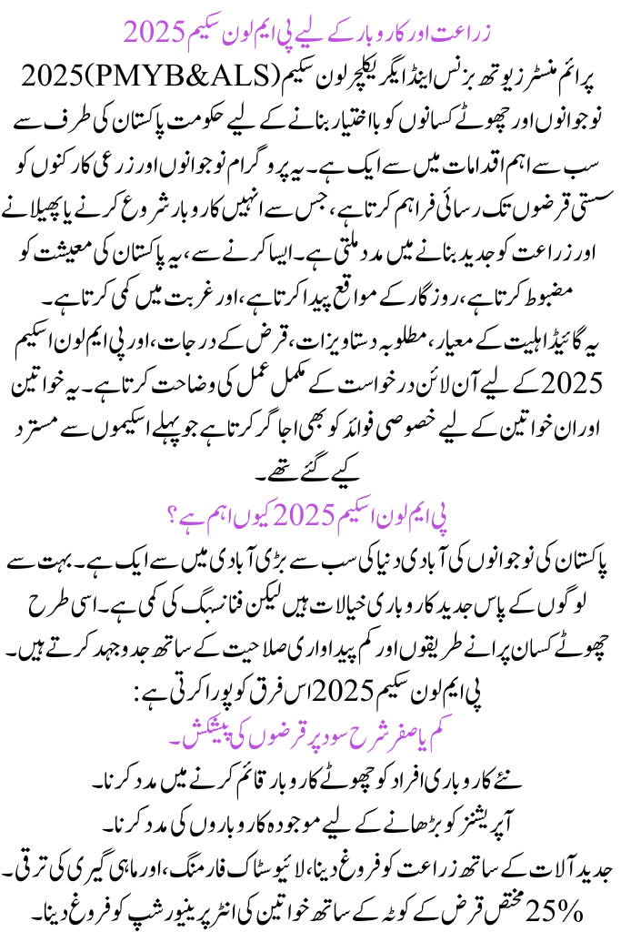 PM Loan Scheme 2025 for Agriculture and Business