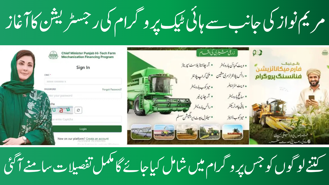 Punjab Farm Mechanization Finance Program 2025