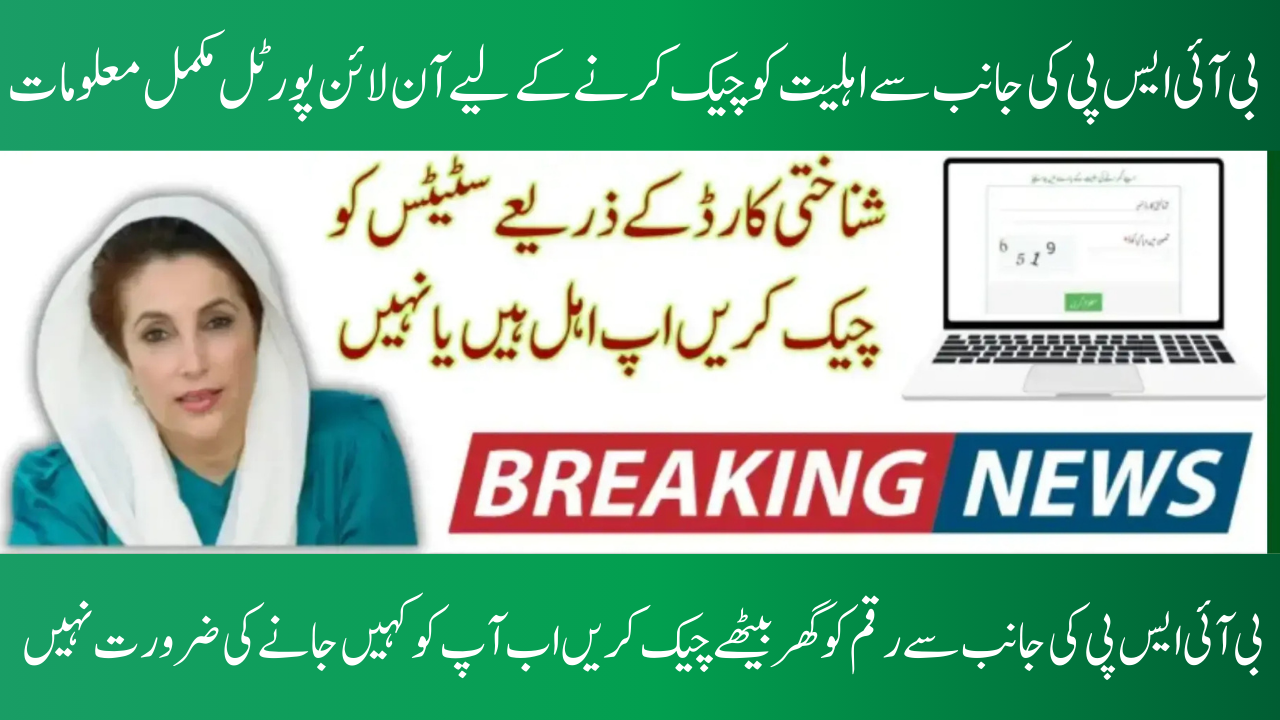 8171 CNIC Check 2025: Easy Guide to Verify BISP 13,500 Payment Online