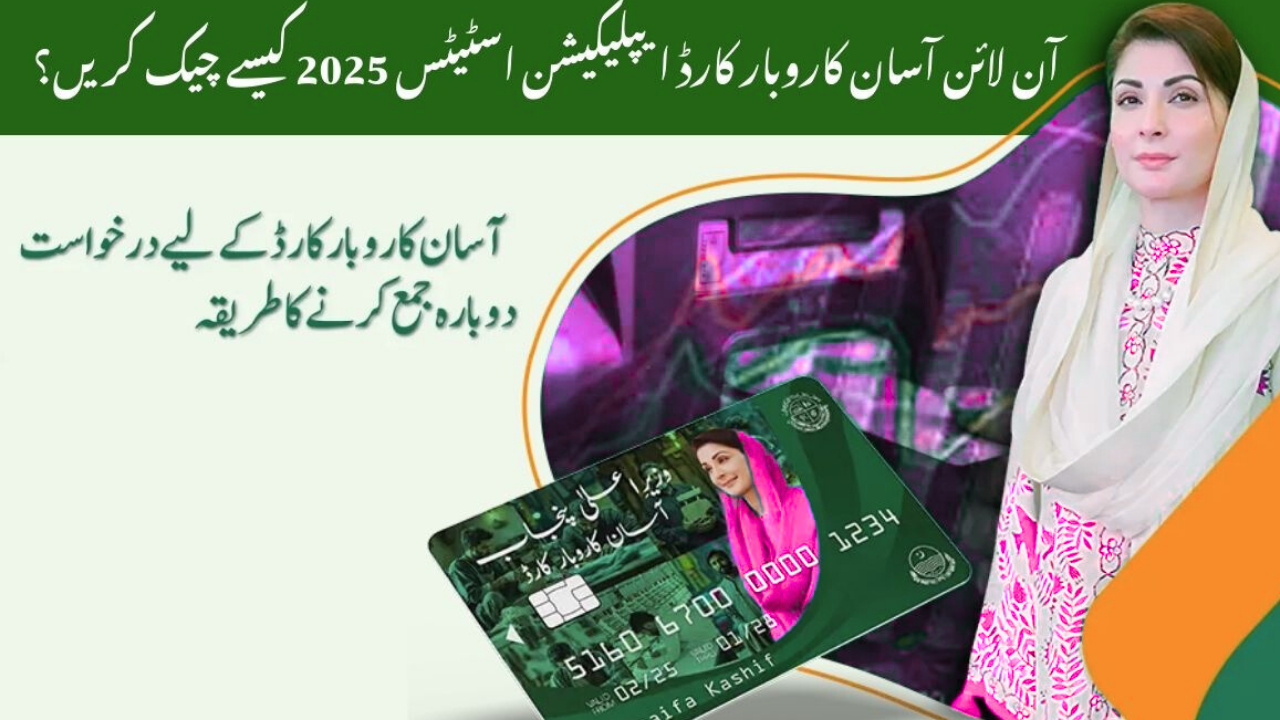 Asaan Karobar Card Application Status 2025