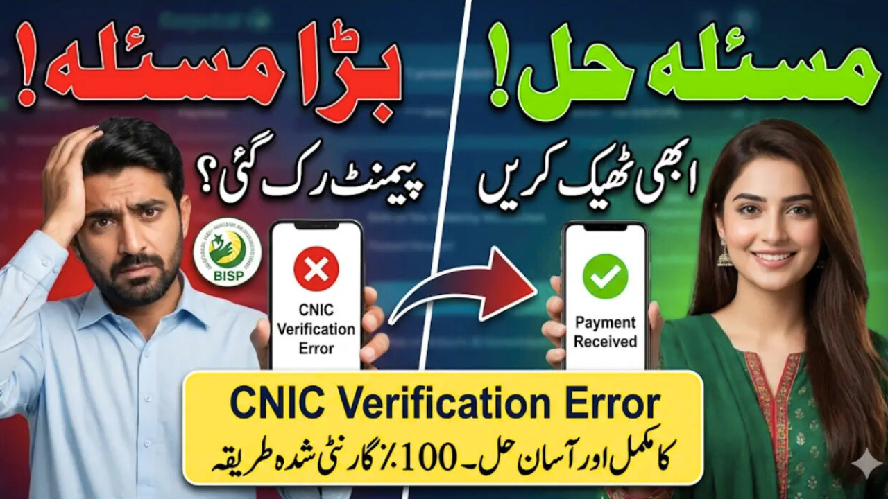 CNIC Verification Error BISP 8171